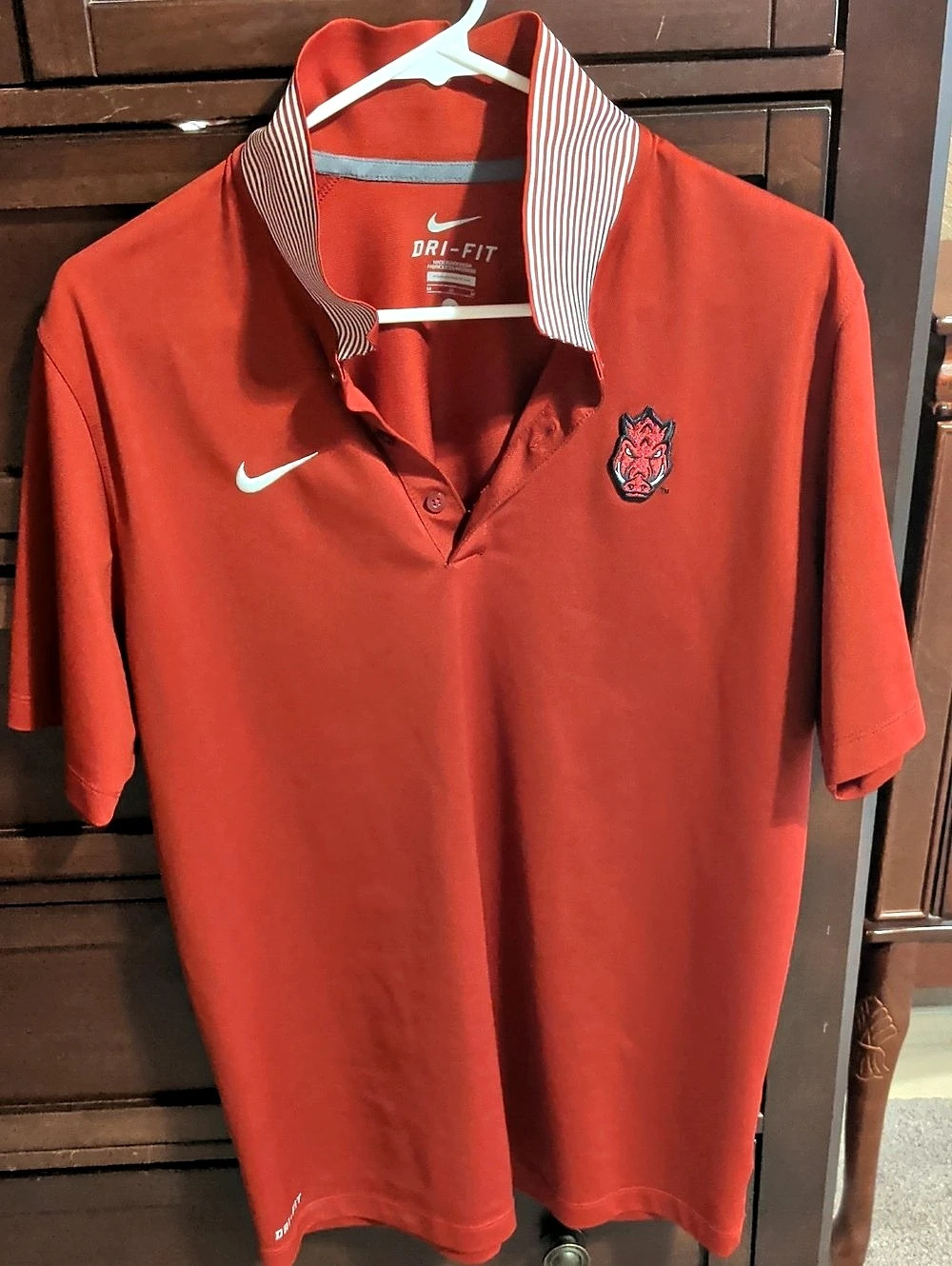 Arkansas Razorbacks Nike Dri-FIT polo